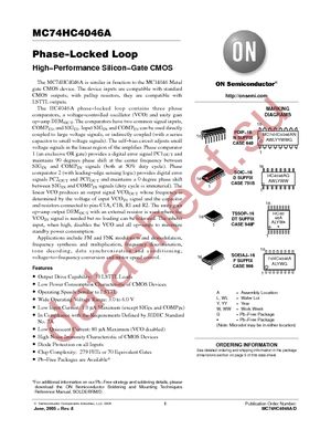 MC74HC4046ADG datasheet  